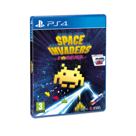 Space Invaders Forever – PlayStation 4 – spilomslag