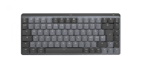 Logitech - MX Mechanical Mini for Mac Minimalist Wireless Illuminated Keyboard SPACE GREY - Nordic