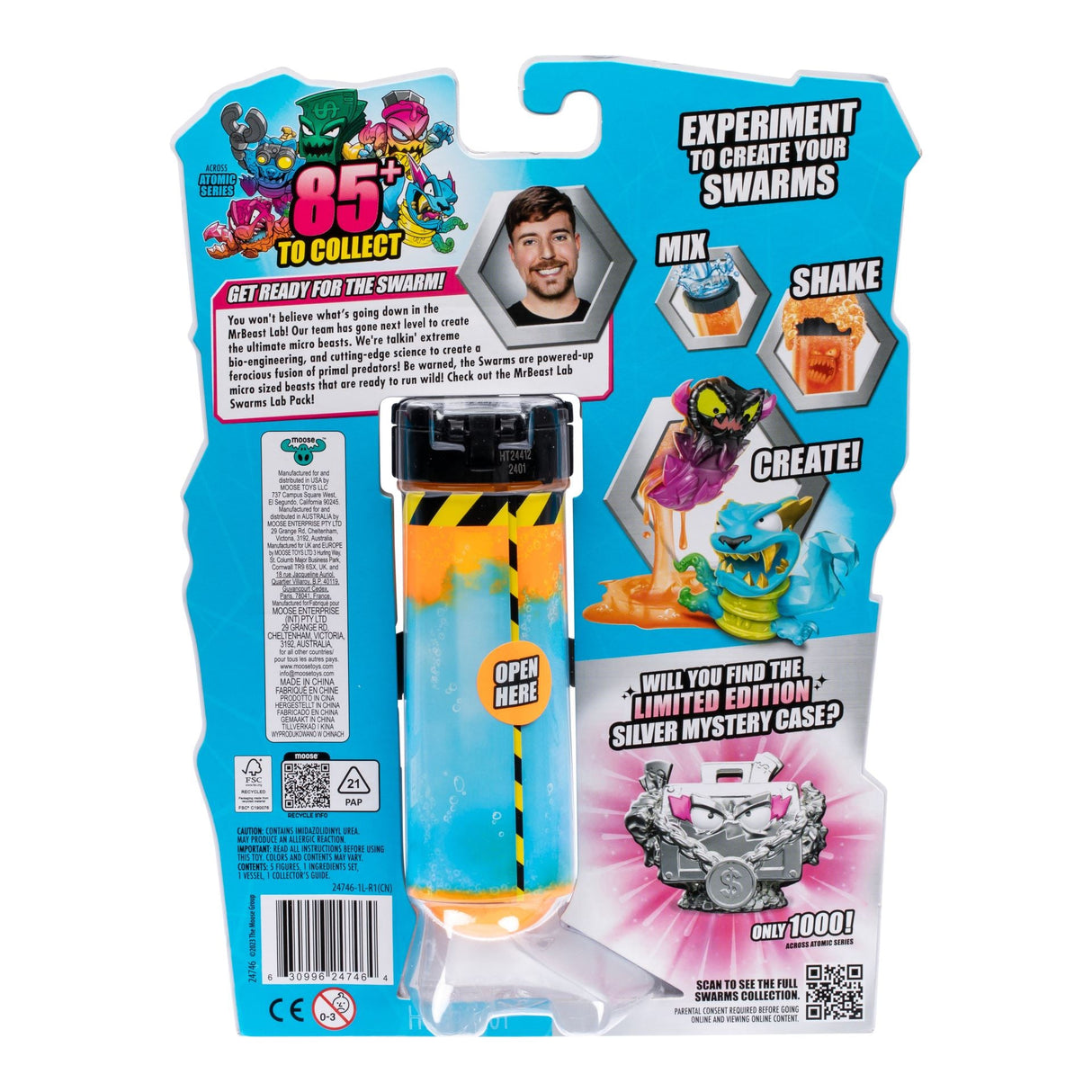 Mr. Beast Lab Swarms figurer 5 stk. Serie 2 MR. BEAST LAB