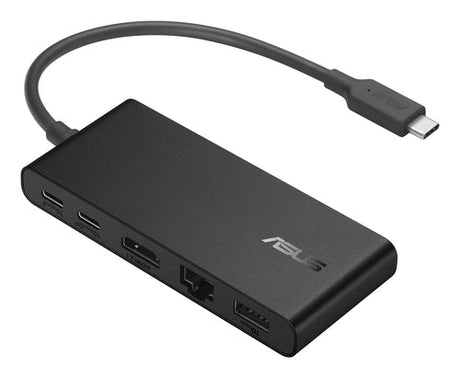 ASUS Dual 4K USB-C Dock DC201 – set skråt forfra (vinkel 3)