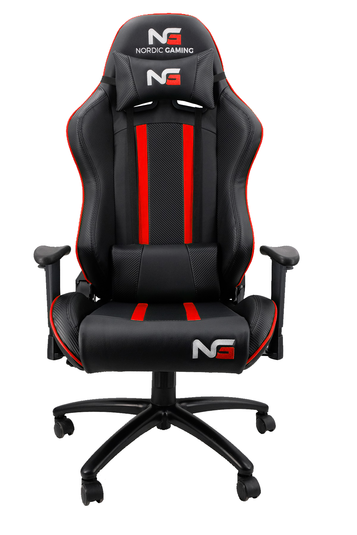 Nordic Gaming Carbon Gaming Stol Röd
