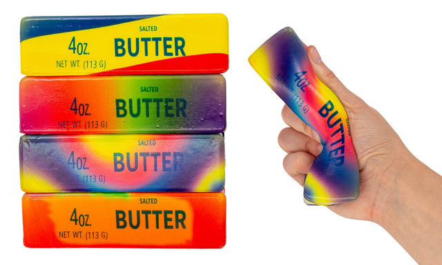 Squeeze Butter Rainbow 13 cm – Regnbue Geekd