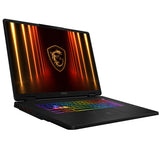 MSI Crosshair A18 HX A8WFKG-044FR – åben computer fra højre