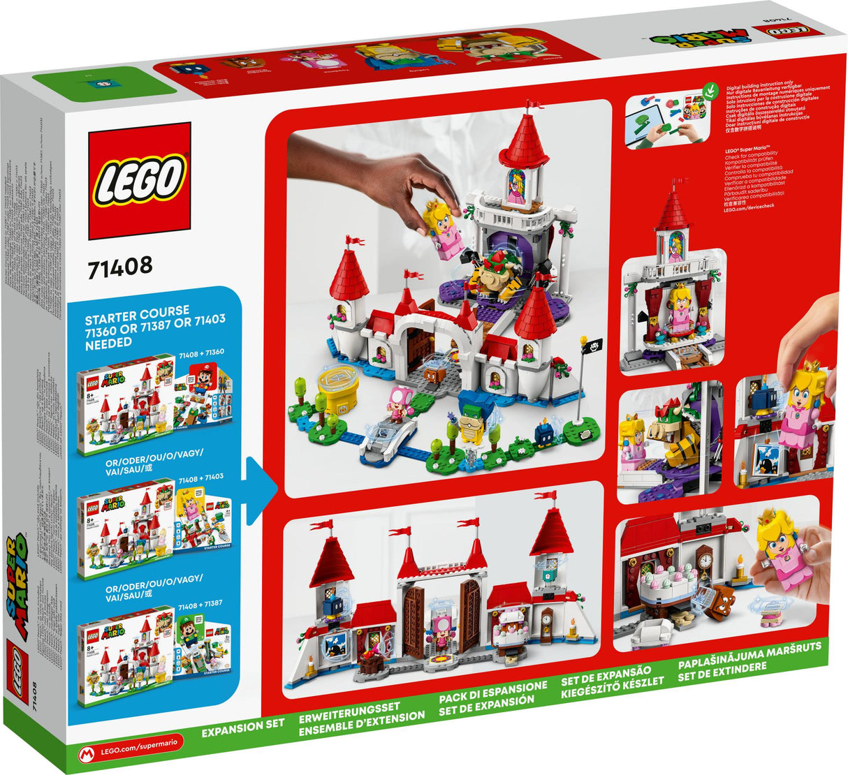 LEGO Super Mario - Peach&#039;s Castle Expansion Set (71408)