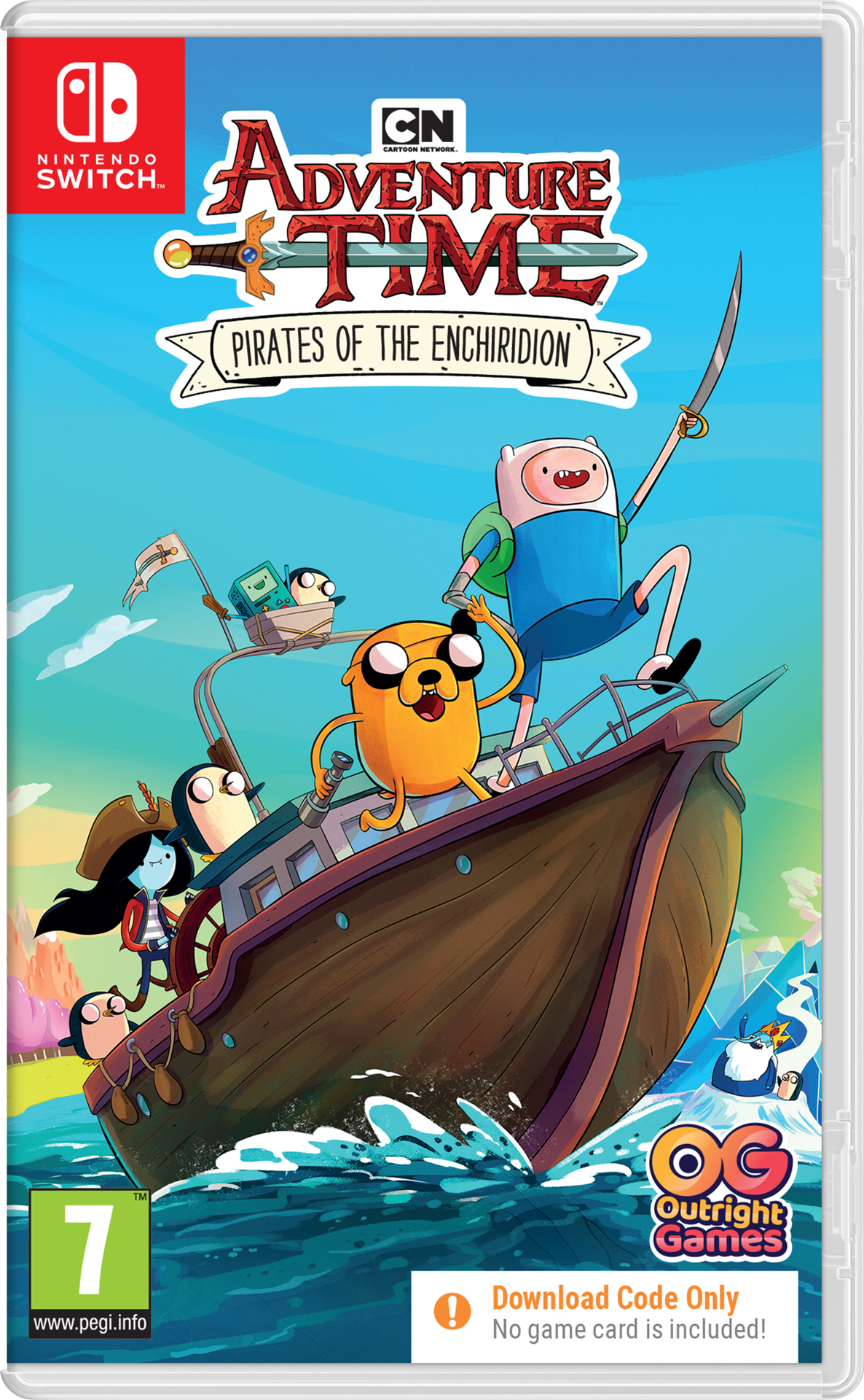 Adventure Time: Pirates of the Enchiridion (Code in a Box) – Nintendo Switch – spilomslag