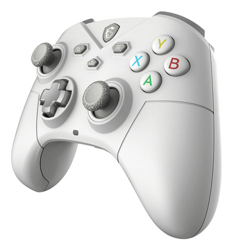 MSI FORCE GC300 Wireless – hvid controller – skråt billede af controller