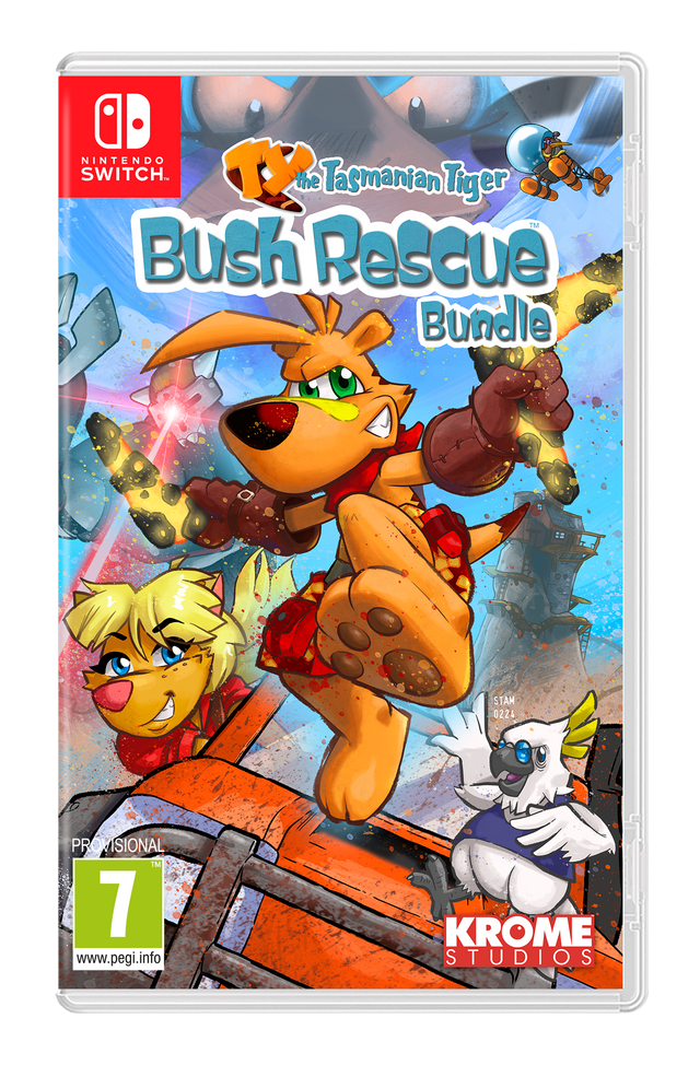 TY the Tasmanian Tiger HD Bush Rescue Bundle – omslag til Nintendo Switch
