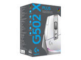 Logitech G G502 X PLUS Optisk Trådlös Vit