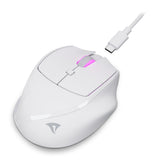 Sharkoon OfficePal M25W White 4000 DPI 69g 2.4GHz Wireless 50h Rechargeable Mouse Sharkoon