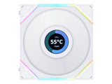 Lian Li UNI FAN TL Trådlös LCD Reverse, Vit - 120