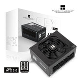 Thermalright TR-TPFX 650, 80+ Platinum modular PSU, SFX, Sort Thermalright