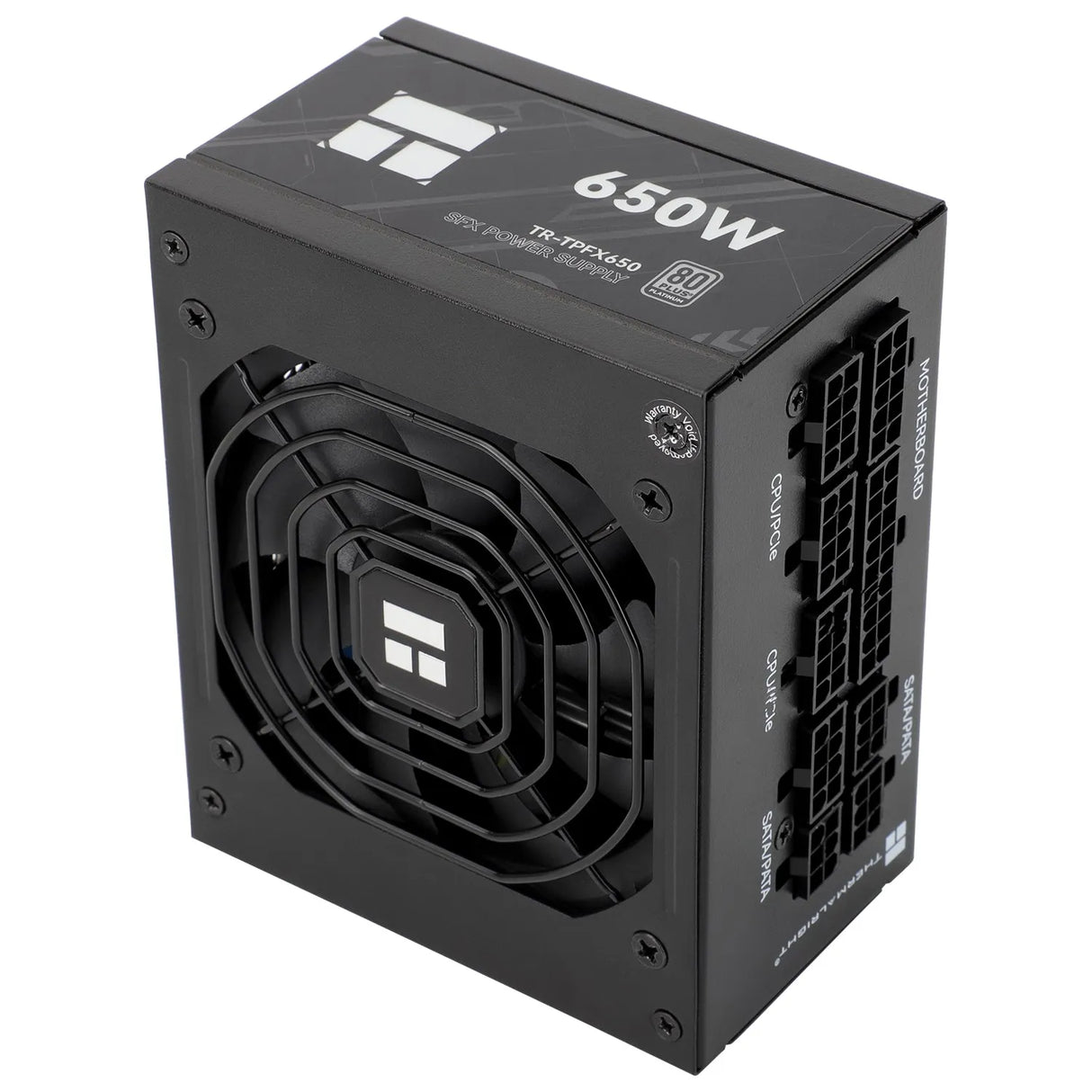 Thermalright TR-TPFX 650, 80+ Platinum modular PSU, SFX, Sort Thermalright