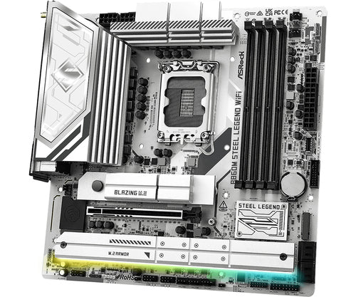 ASRock B860M Steel Legend WiFi bundkort - produktbillede 4