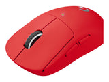 Logitech G PRO X SUPERLIGHT Optisk Trådlös Röd