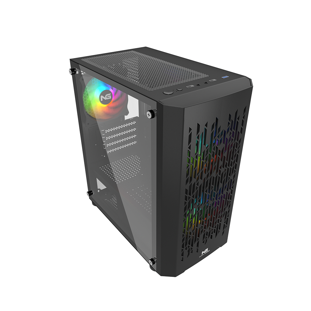 Nordic Gaming Fenris RGB Mini Tower micro-ATX - Svart