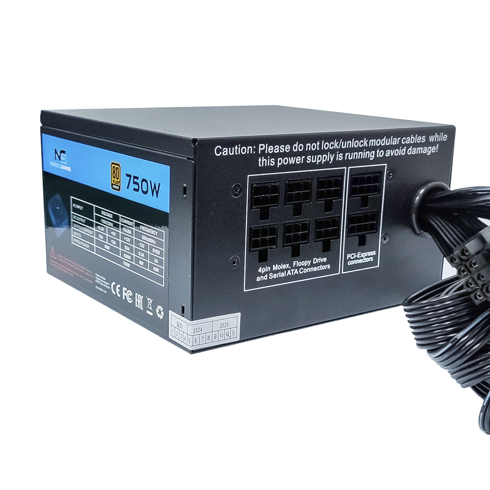 Nordic Gaming NGP-1181 Nätaggregat 750Watt 80+ Brons