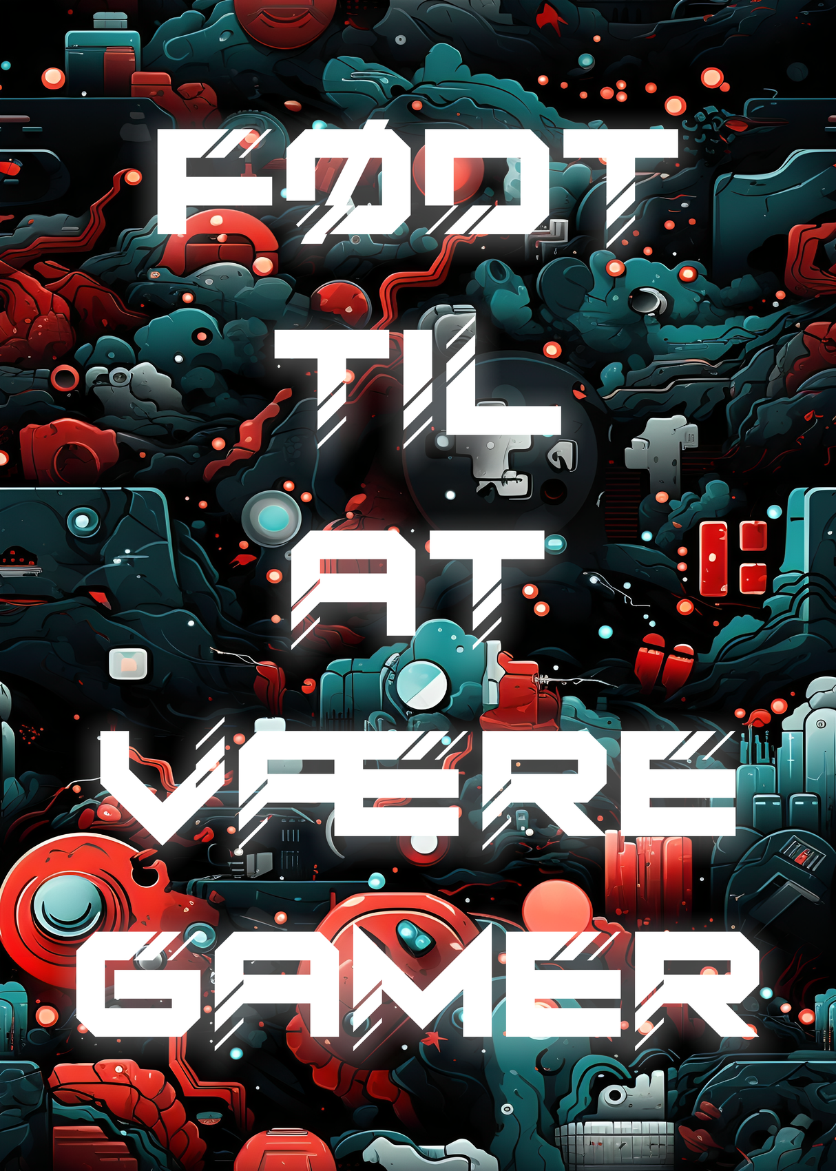 Affisch "Born To Be A Gamer"