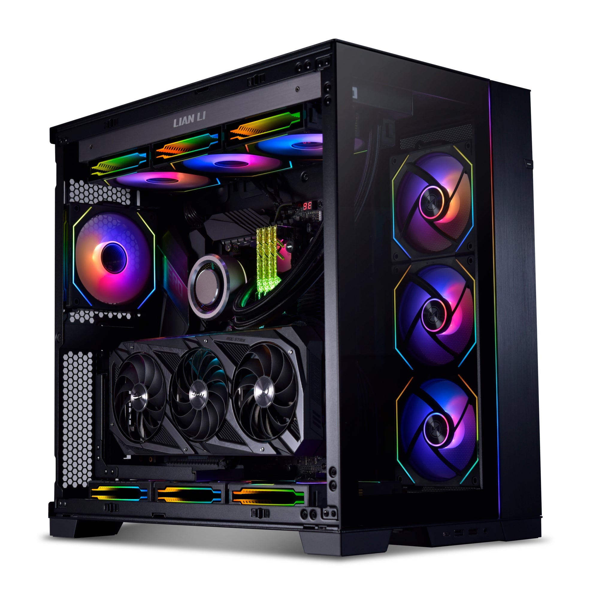 Lian li UNI FAN SL INF Fläkt Svart - 120mm infinity RGB, PWM