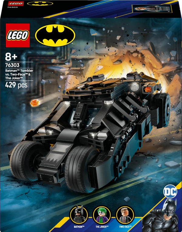 LEGO 76303 DC Super Heroes Batman Tumbler Vs. Two Face & Jokern