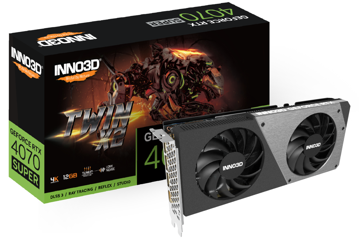 Inno3D GeForce RTX 4070 SUPER Twin REFURB
