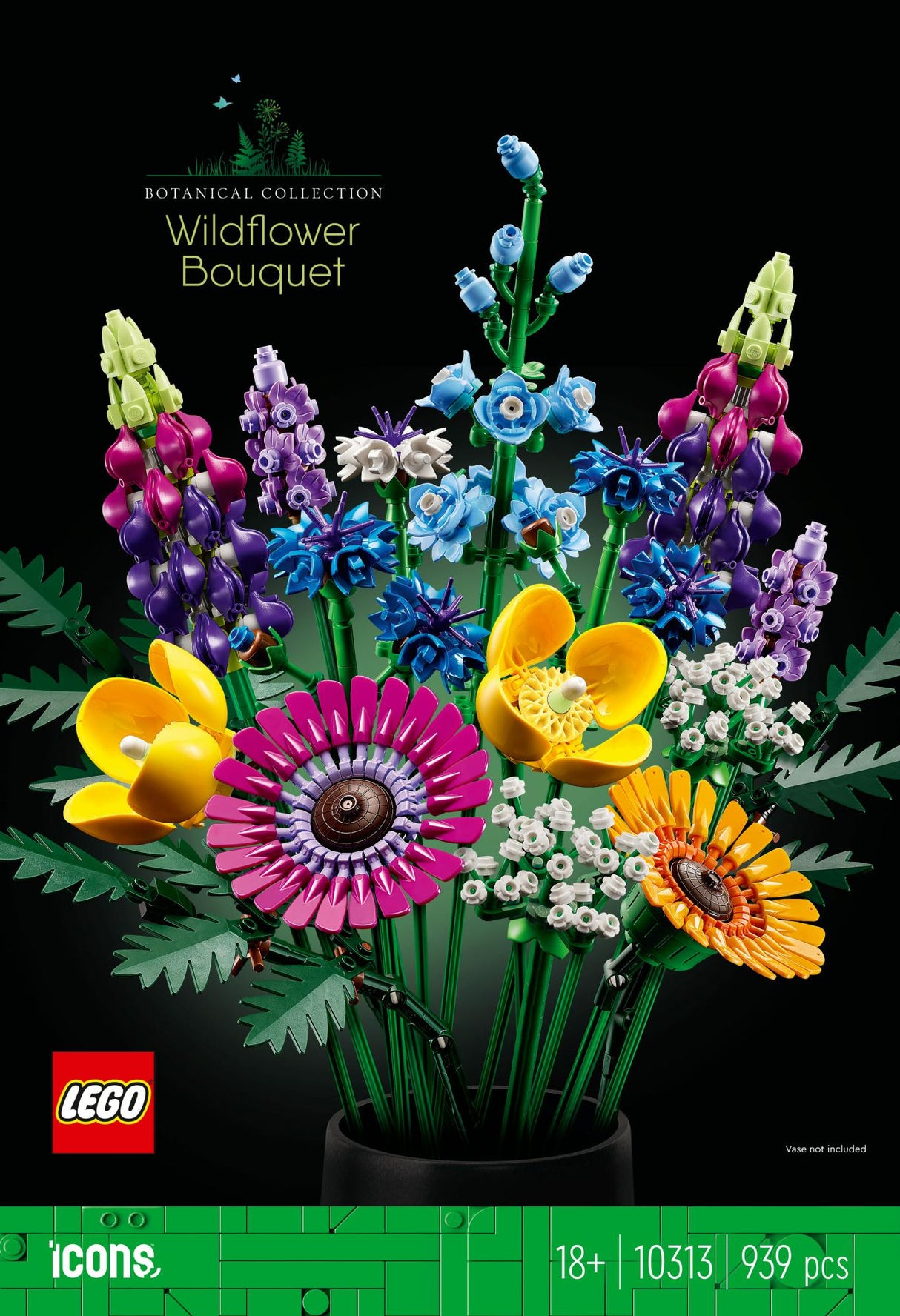 LEGO Icons - Vilda Plommonbukett (10313)
