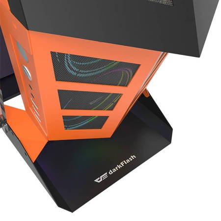 Datorfodral Darkflash K1 (svart &amp; Orange)