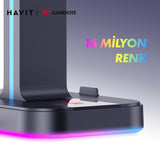 Hörlursställ Havit TH650 RGB