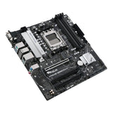 ASUS PRIME B650M-A – micro ATX AM5 bundkort – skråt ovenfra