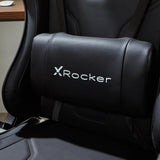 XROCKER AGILITY SPORT ESPORT PC OFFICE GAMING CHAIR - CARBON BLACK XROCKER
