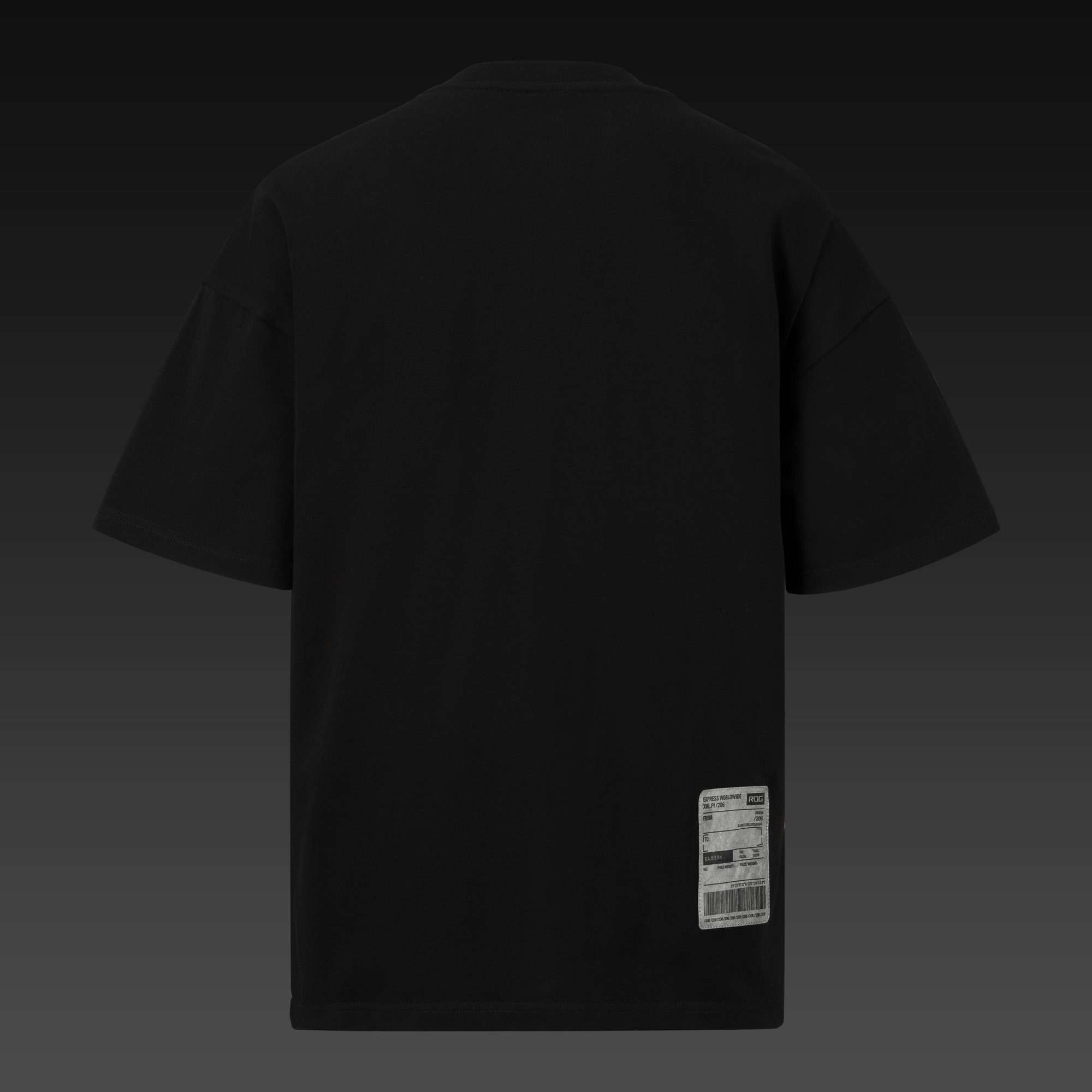 ASUS ROG PIXELVERSE T-shirt - Drop Shoulder Fit - Svart