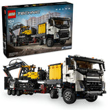 LEGO Technic 42175 Volvo FMX og EC230 – modeller og emballage