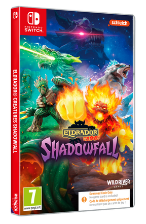 Eldrador Creatures Shadowfall (Code in a Box) – Nintendo Switch-emballage