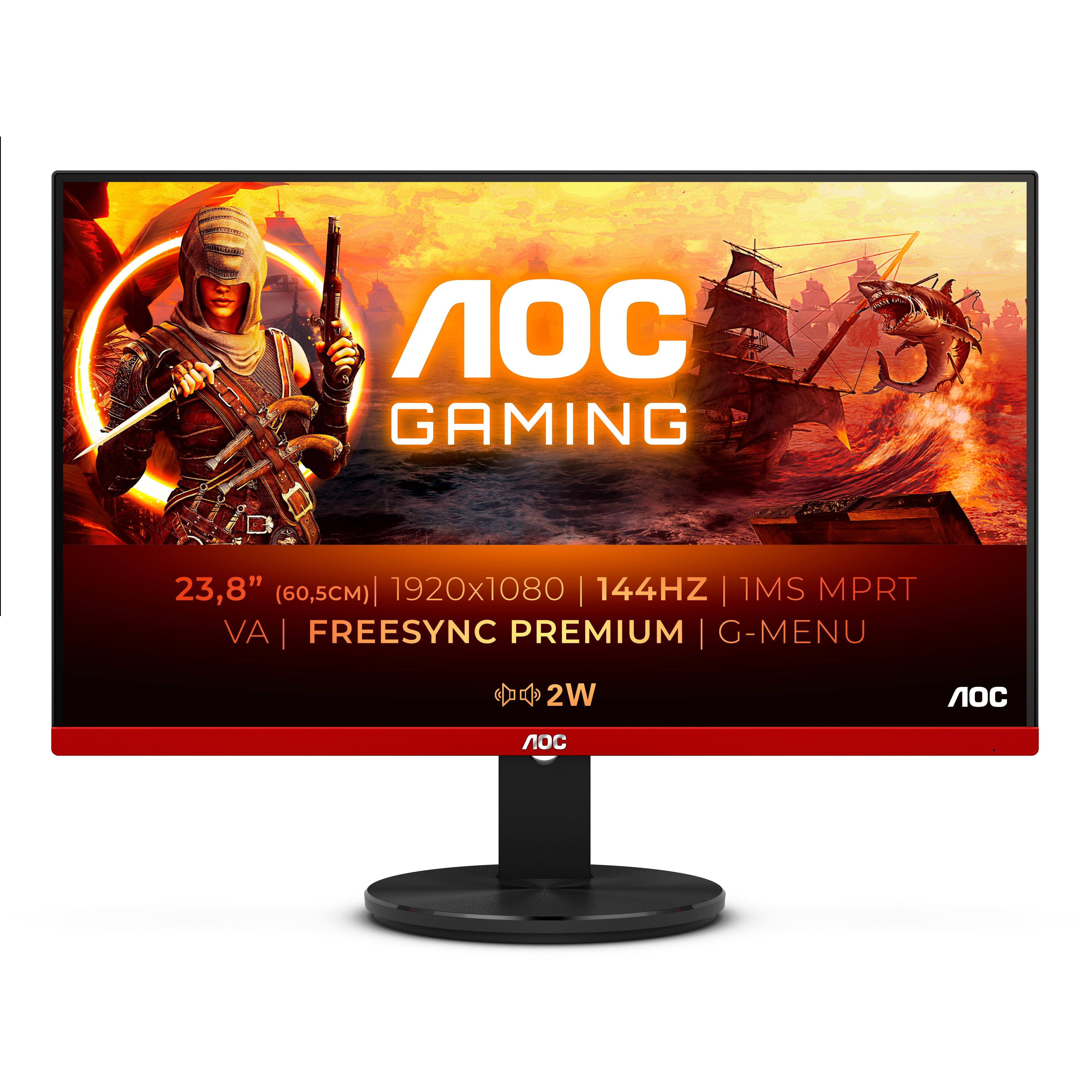 AOC Gaming G2490VXA 24 1920 X 1080 HDMI DisplayPort 144Hz