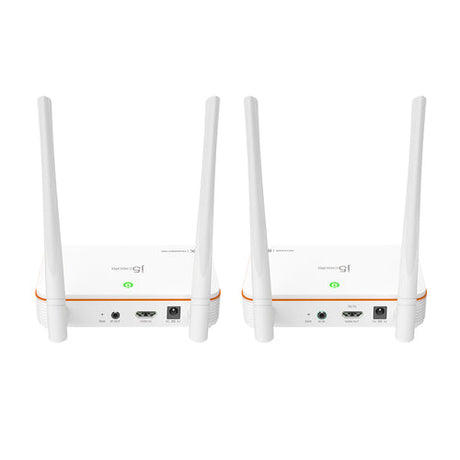 j5create – trådløs HDMI-extender, EU/UK – Tilslutninger i nærbillede