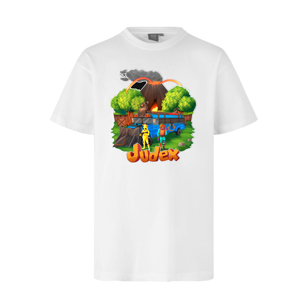 Judex Fortnite Battlebus T-shirt - Vit