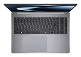 ASUS ExpertBook P5 G2 PM5606CGA-SH0086X – taster og arbejdsflade set ovenfra (vinkel 2); tastaturlayout illustrativt