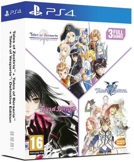 Tales of Vesperia + Tales of Berseria + Tales of Zestiria Compilation BANDAI NAMCO