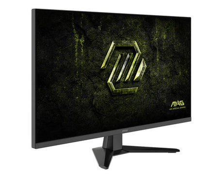 MSI MAG 325QFDE E18V – 31,5″ gamingskærm, 2560 × 1440, 180 Hz – forside set skråt