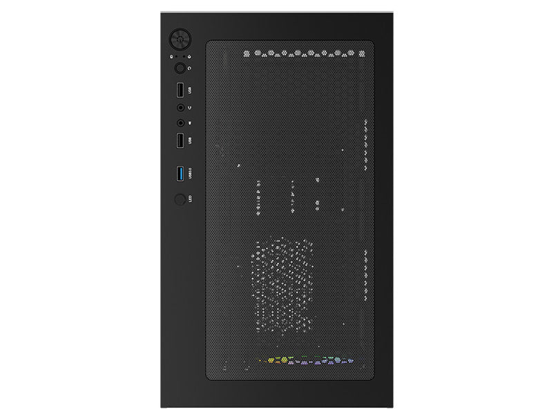 AeroCool Viewport Mini Tower Micro ATX Ingen strömförsörjning Svart