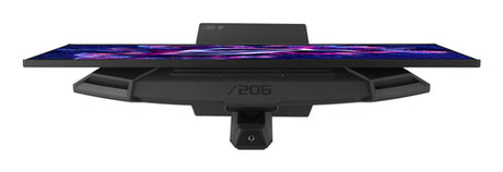 ASUS ROG Strix XG27AQDMESZ – skærm og fod set ovenfra