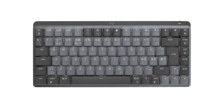 Logitech - MX Compact Mechanical Wireless Illuminated Keyboard - Nordic - Clicky Switch