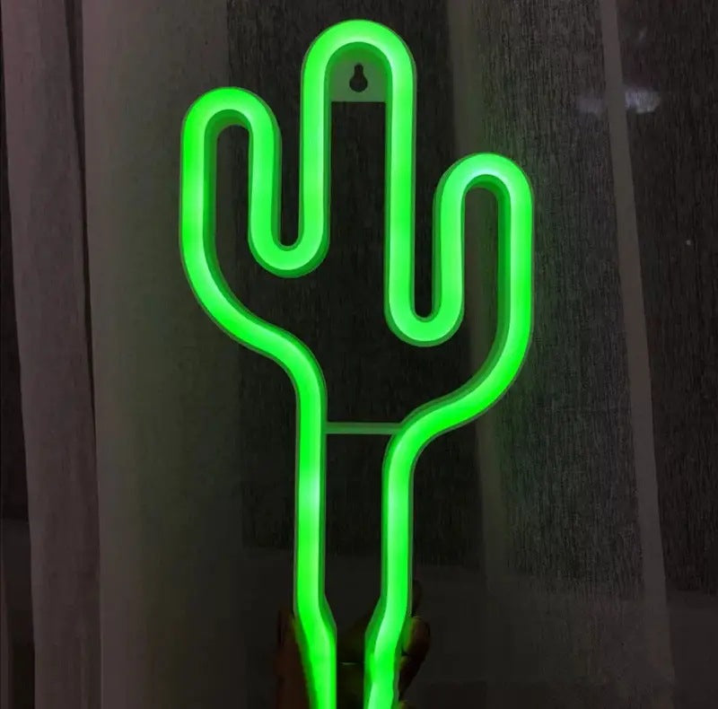 Geekd - Cactus Neon Lampa