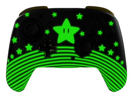 Turtle Beach Rematch Wireless – Super Mario Star – Switch – illustration af selvlysende stjernemotiv