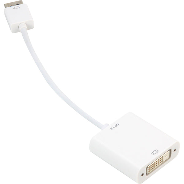 Sharkoon DisplayPort 1.2 til DVI-D adapter – hvid, 15 cm
