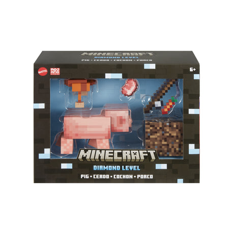 Mattel Minecraft Diamond Level Pig (14 cm) Mattel