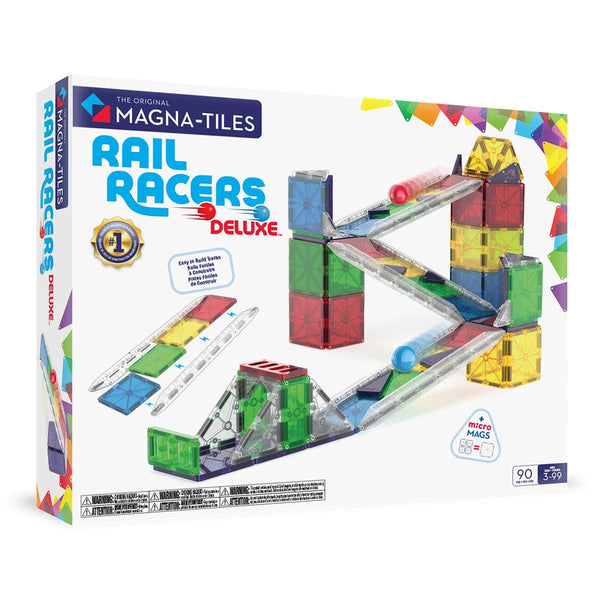 MAGNA-TILES Rail Racers Deluxe – Magnetisk byggesæt