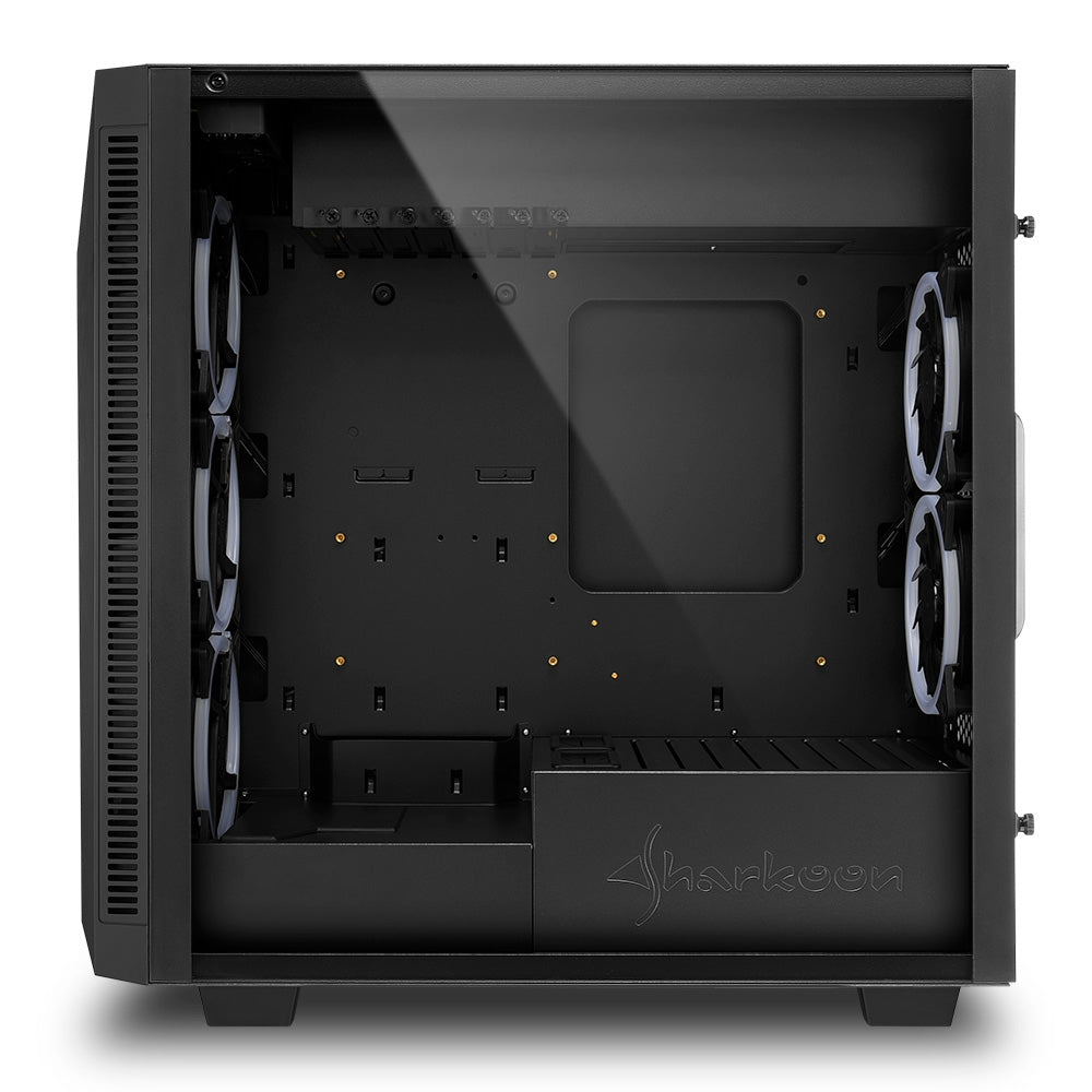 Sharkoon REV200, Tower Case (Black, Tempered Glass)