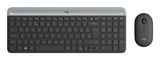 Logitech - Slim Wireless Keyboard and Mouse Combo MK470 NORDIC Logitech