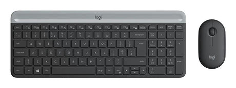 Logitech - Slim Wireless Keyboard and Mouse Combo MK470 NORDIC