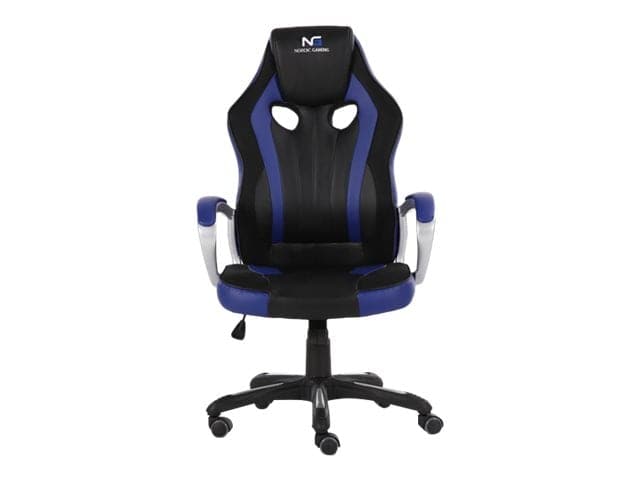 Nordic Gaming Challenger Gamer Chair Blå - PU Läder - Upp Till 120 KG